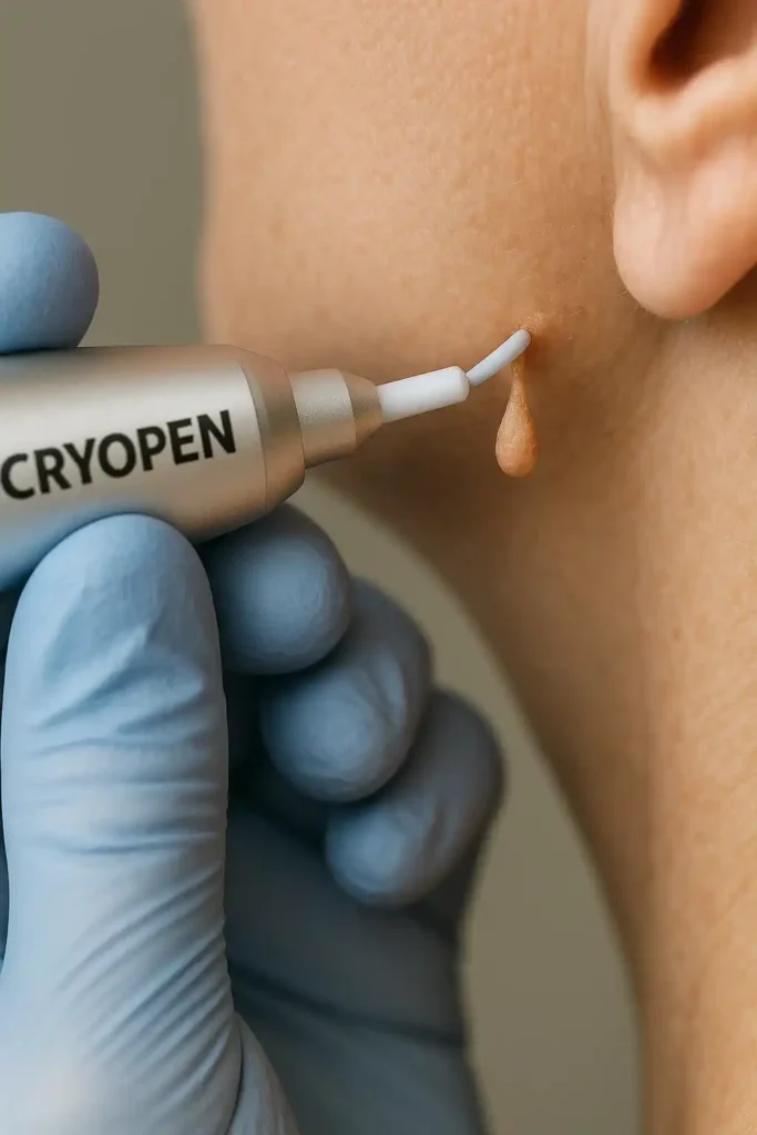 Cryopen for skin tags removal Livingston speak to our team today!