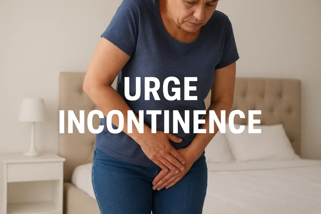 how to manage urge incontinence Livingston symptoms