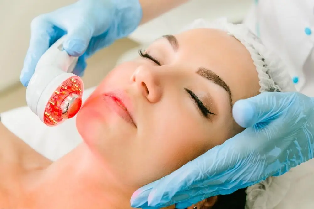woman having non-surgical Morph8 treatment Livingston