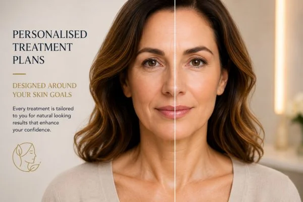Before and after results of Collagen Lift Therapy Livingston